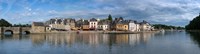 Medieval town at the waterfront, St. Goustan, Auray, Gulf Of Morbihan, Morbihan, Brittany, France Fine Art Print