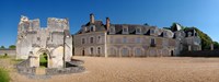 Facade of an abbey, La Chartreuse Du Liget, Loire-et-Cher, Loire, Touraine, France by Panoramic Images - 24" x 9"