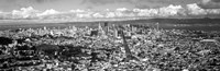 San Francisco as Viewed from Twin Peaks (black & white) Fine Art Print