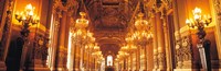 Interior Opera Paris France by Panoramic Images - 37" x 12"