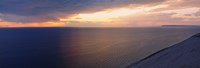 Clouds over a lake at dusk, Lake Michigan, Michigan, USA Fine Art Print