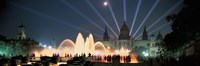 Barcelona, Spain Lit Up at Night Fine Art Print