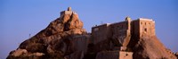 Temple on cliff, Rockfort Ucchi Pillayar Temple, Tiruchirapalli, Tamil Nadu, India Fine Art Print