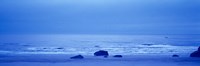 Rocks on the beach, Bandon Beach, Bandon, Coos County, Oregon, USA by Panoramic Images - 36" x 12", FulcrumGallery.com brand