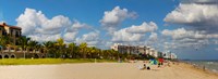 Tourists on the beach, Lauderdale, Florida Fine Art Print