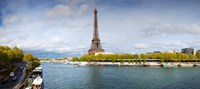 Eiffel Tower from Pont De Bir-Hakeim, Paris, Ile-De-France, France Fine Art Print