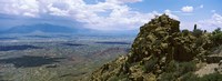 Aerial view of Tucson Mountain Park, Tucson, Arizona Fine Art Print