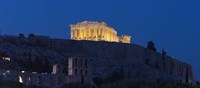 Parthenon at dusk, Athens, Greece by Panoramic Images - 27" x 12"