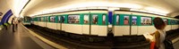 360 degree view of a metro train, Paris, Ile-de-France, France Fine Art Print