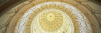 Ceiling of the dome of the Texas State Capitol building, Austin, Texas by Panoramic Images - 37" x 12"