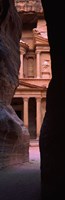 Treasury through the rocks, Petra, Wadi Musa, Jordan Fine Art Print