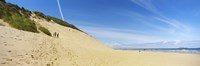 Huge sand dune at White Rocks Bay, County Antrim, Northern Ireland Fine Art Print