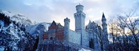 Neuschwanstein Castle in winter, Bavaria, Germany Fine Art Print
