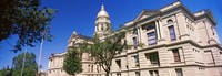 Low angle view of a government building, Wyoming State Capitol, Cheyenne, Wyoming, USA Fine Art Print