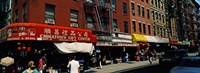 People in a street, Mott Street, Chinatown, Manhattan, New York City, New York State, USA Fine Art Print