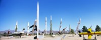 Missiles at a museum, White Sands Missile Range Museum, Alamogordo, New Mexico Fine Art Print