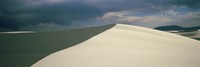 Hill of White Sands with Stormy Skies Fine Art Print