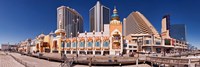 Trump's Taj Mahal Casino along the Boardwalk, Atlantic City, New Jersey, USA Fine Art Print