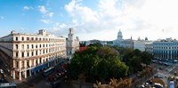 State Capitol Building in a city, Parque Central, Havana, Cuba Fine Art Print