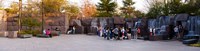 Tourists at Franklin Delano Roosevelt Memorial, Washington DC, USA Fine Art Print