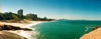 Copacabana Beach with buildings in the background, Rio de Janeiro, Brazil Fine Art Print