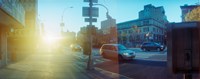 Delancey Street at sunrise, Lower East Side, Manhattan, New York City, New York State, USA by Panoramic Images - 30" x 12"