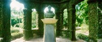 Memorial statue in the house of cedar, Jardim Botanico, Zona Sul, Rio de Janeiro, Brazil Fine Art Print
