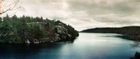 Lake Minnewaska in Minnewaska State Park, Catskill Mountains, New York State, USA Fine Art Print