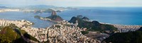 Aerial view of  Guanabara Bay, Rio De Janeiro, Brazil Fine Art Print