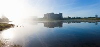 Castle at the waterfront, Carew Castle, Carew, Welsh County, Pembrokeshire, Wales Fine Art Print