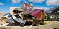 Sculptured Roof of the Hotel Marques de Riscal, Elciego, La Rioja, Spain Fine Art Print