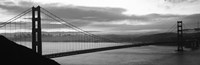 Silhouette of Golden Gate Bridge, San Francisco, California by Panoramic Images - 37" x 12"