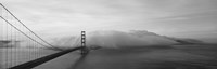 Golden Gate Bridge and Fog San Francisco CA Framed Print