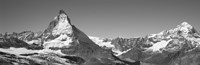 Matterhorn Switzerland in Black and White Fine Art Print