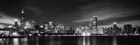 Black and white view of Chicago, Illinois by Panoramic Images - various sizes