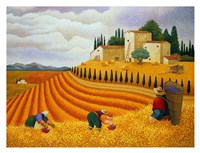 Village Harvest Fine Art Print