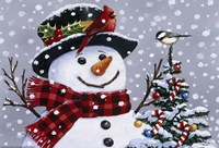 Snowman Fine Art Print