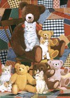 Teddy's And Friends Fine Art Print