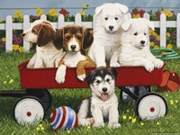 Puppy ""Play Date"" Fine Art Print