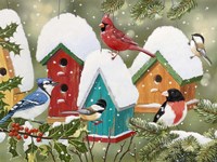 Winter Village Fine Art Print