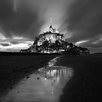 St Michel Reflection Fine Art Print