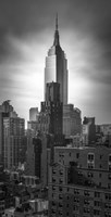 Empire State vertical Framed Print