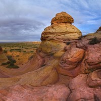 Pink Mountain 2 of 3 Fine Art Print