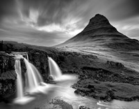 3 Waterfalls BW Fine Art Print
