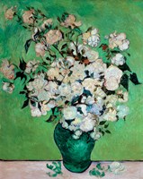 A Vase of Roses, 1890 Fine Art Print