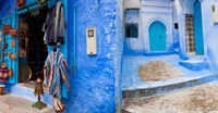 Store in a street, Chefchaouen, Morocco Fine Art Print