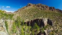 Panorama of Dome Wilderness, San Miguel Mountains, Santa Fe National Forest, New Mexico, USA Fine Art Print