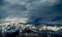 Clouds over the Wasatch Mountains, Utah, USA Fine Art Print