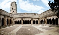 Cloister of St. Trophime, Church Of St. Trophime, Arles, Bouches-Du-Rhone, Provence-Alpes-Cote d'Azur, France Fine Art Print