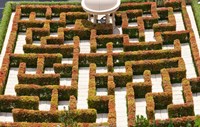 High angle view of maze at Ritz-Carlton Residences, Singapore by Panoramic Images - various sizes - $54.49